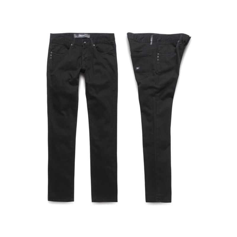 KREW SKINNY KALHOTY - černá - 33