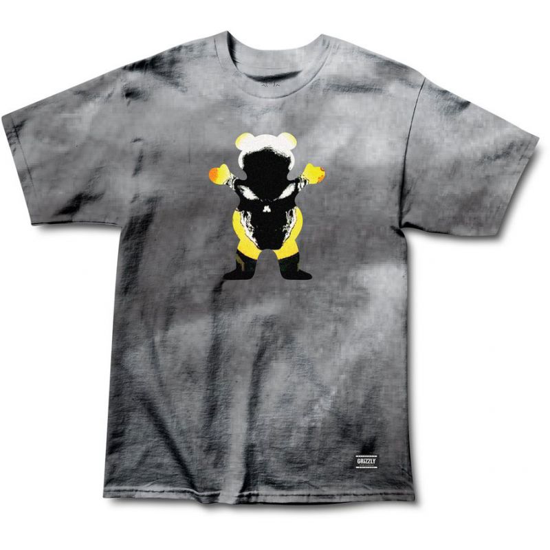 Grizzly grizzly x ghost rider - šedá - M