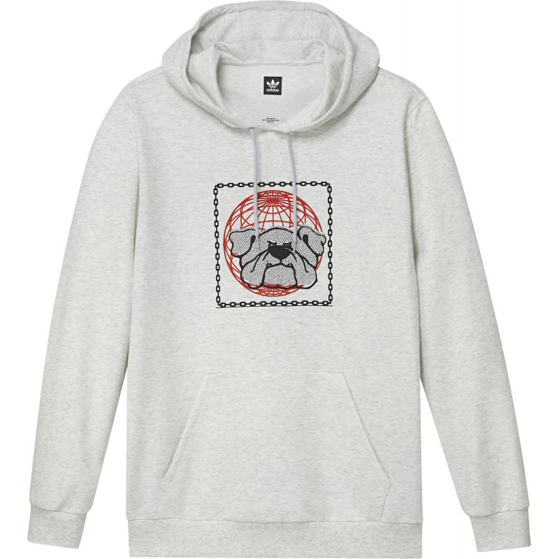 MIKINA ADIDAS DUNCKLEY HD - bílá - L