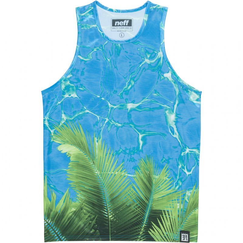 Neff palm water - azurová - L