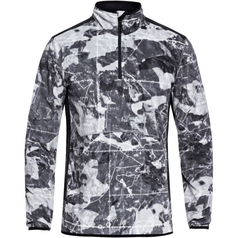 MIKINA QUIKSILVER AKER HZ FLEECE - černá - L