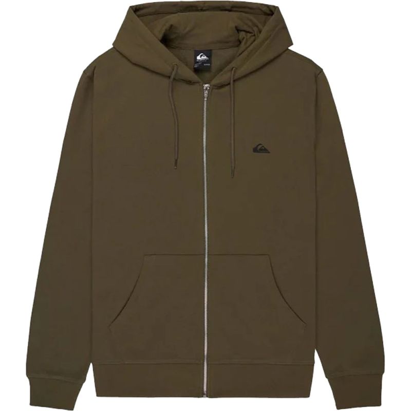 MIKINA QUIKSILVER Basic Hood Zip - hnědá - L