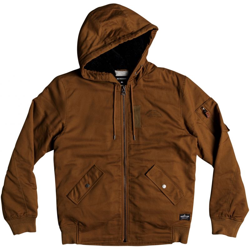 BUNDA QUIKSILVER HANA GO - hnědá - XL