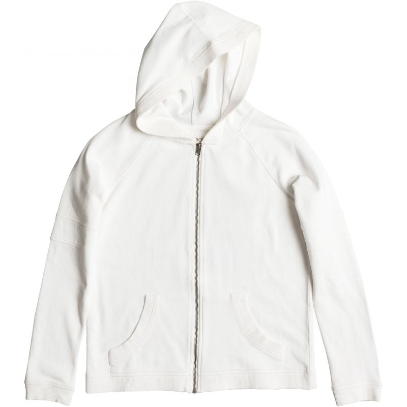MIKINA ROXY HOLLOW DANCE HOODIE B - bílá - L