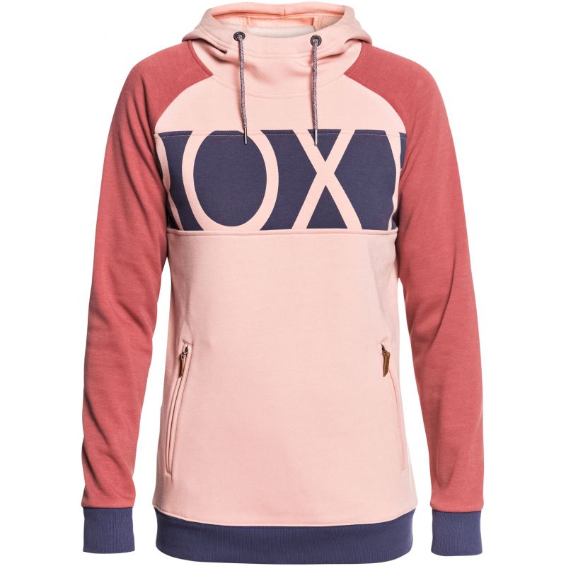MIKINA ROXY LIBERTY HOODIE - růžová - S