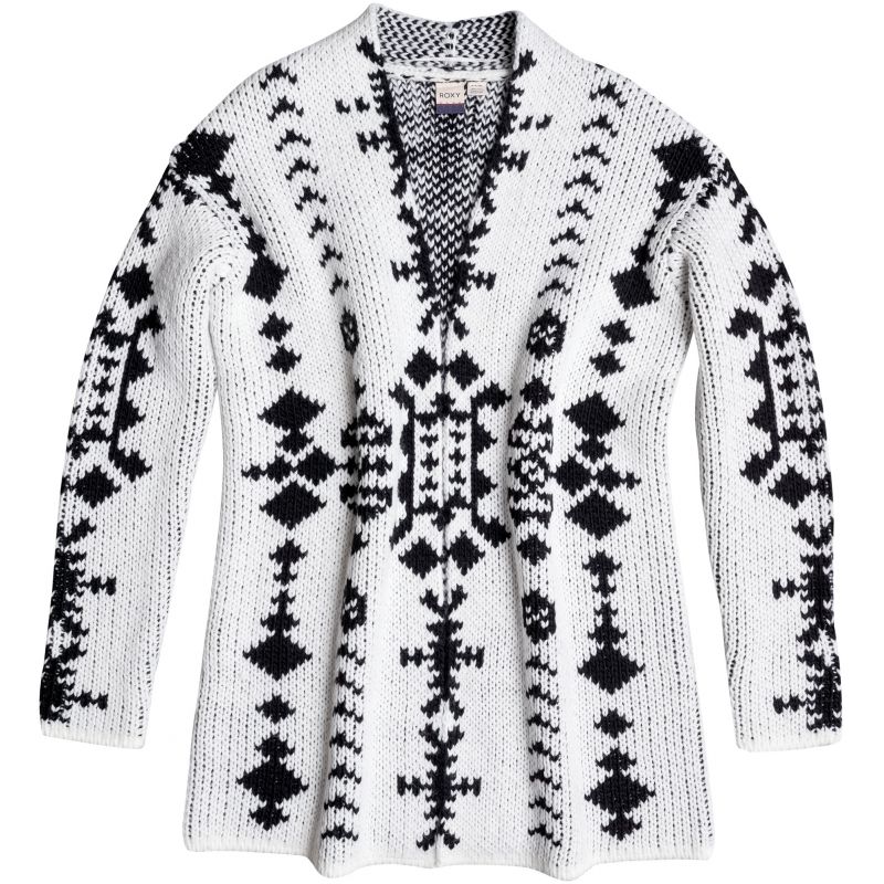 SVETR ROXY KARID 3 CARDIGAN - bílá - S