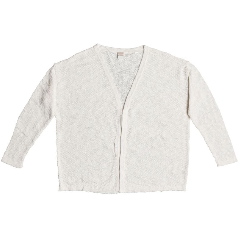 SVETR ROXY LIVIN SUNDAY CARDIGAN - bílá - S