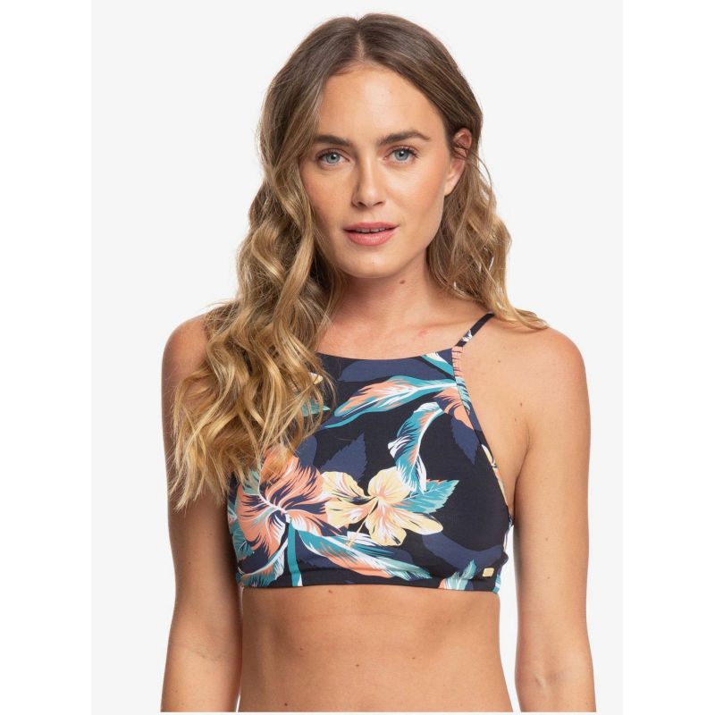 PLAVKY ROXY BEACH CLASSICS CROP TOP - černá - L