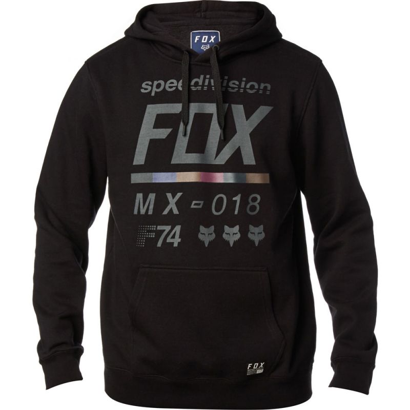 Fox district 2 pullover fleece - černá - L