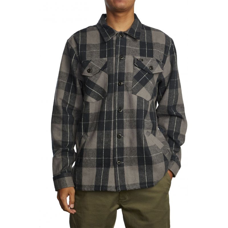 KOŠILE RVCA FLIGHT RISK - šedá - L