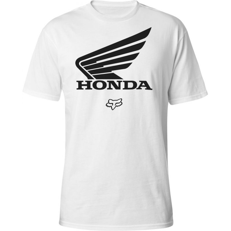TRIKO FOX Honda S/S - bílá - L
