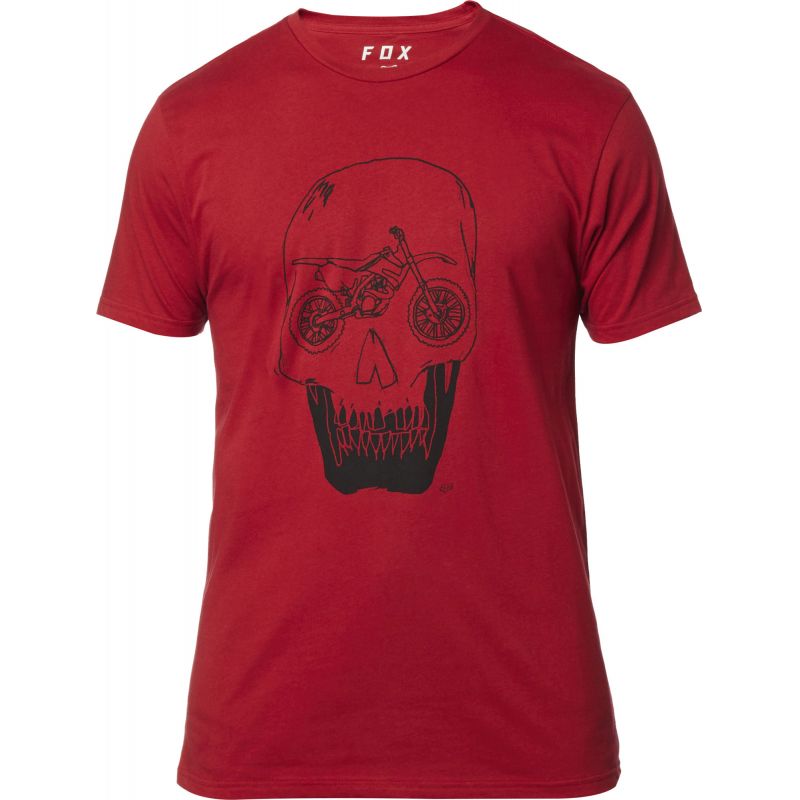 TRIKO FOX Growler Premium S/S - vínová - M