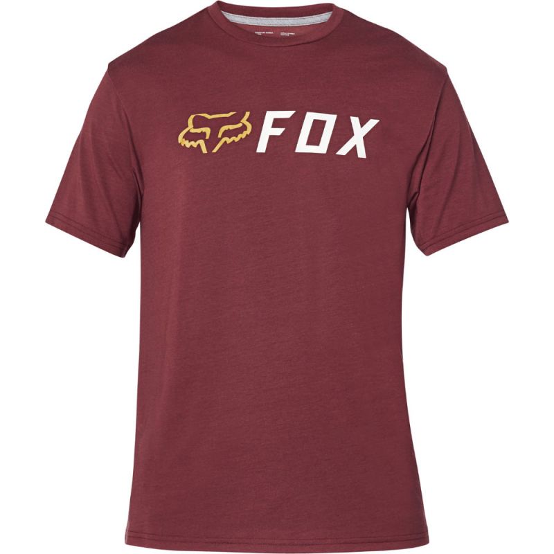 TRIKO FOX Apex Tech S/S - vínová - L