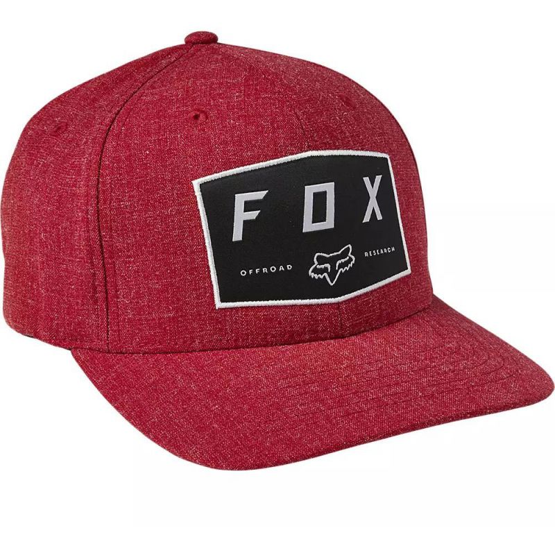 KŠILTOVKA FOX Badge Flexfit - červená - L/XL