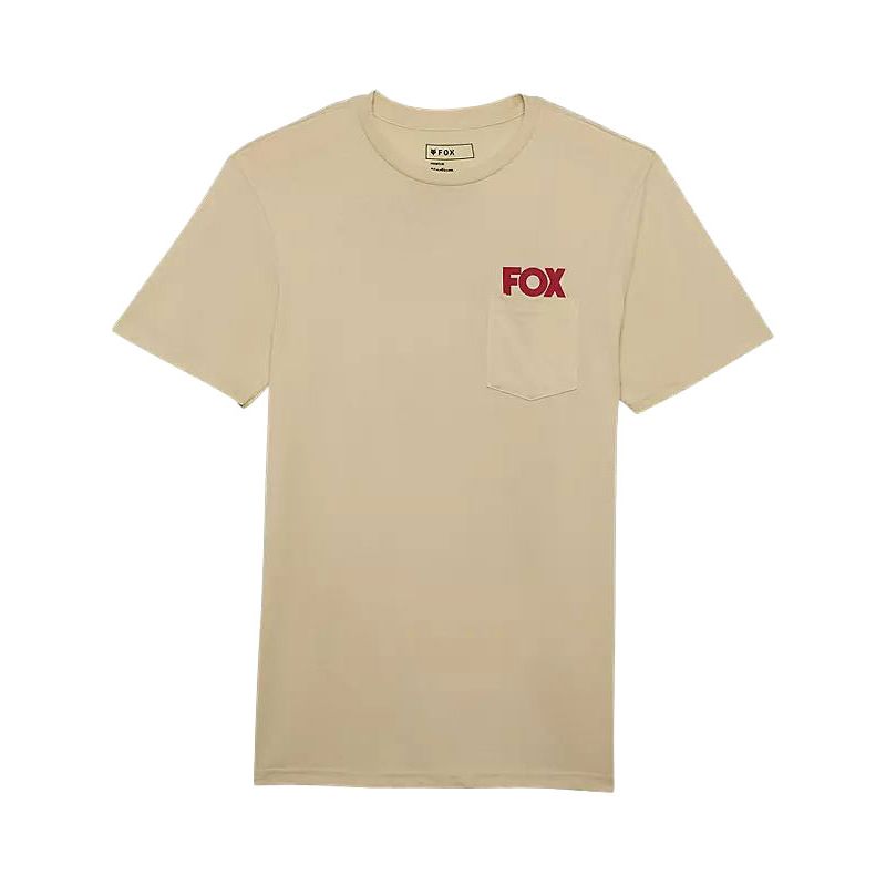 TRIKO FOX Big F Premium S/S - béžová - L