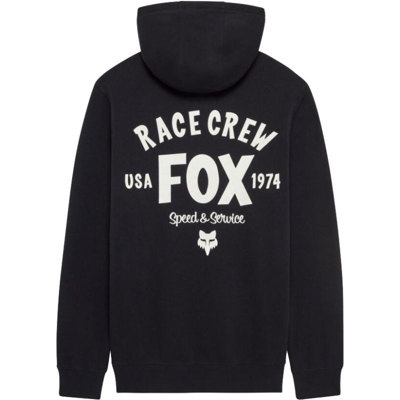 MIKINA FOX Slogan Fleece Po - černá - L