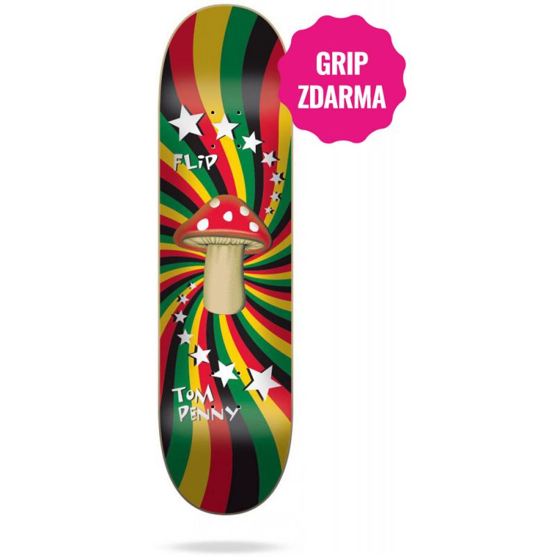 Flip rasta shroom - červená - 8.25