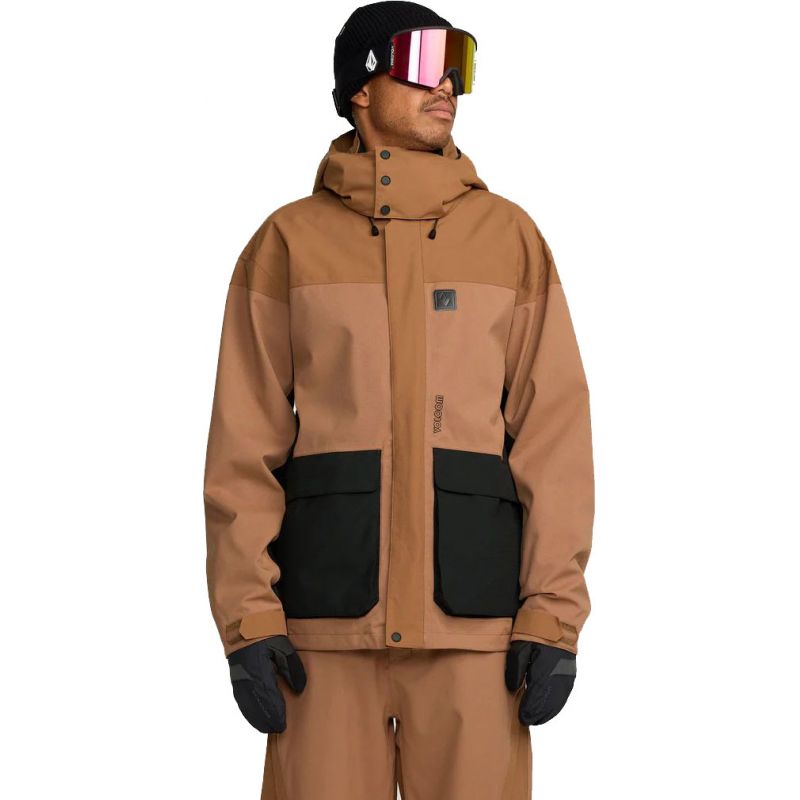 BUNDA VOLCOM Kleveland - hnědá - L