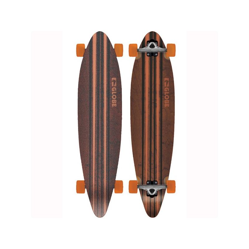 GLOBE PINNER CRUISER LONGBOARD - kávová - 41