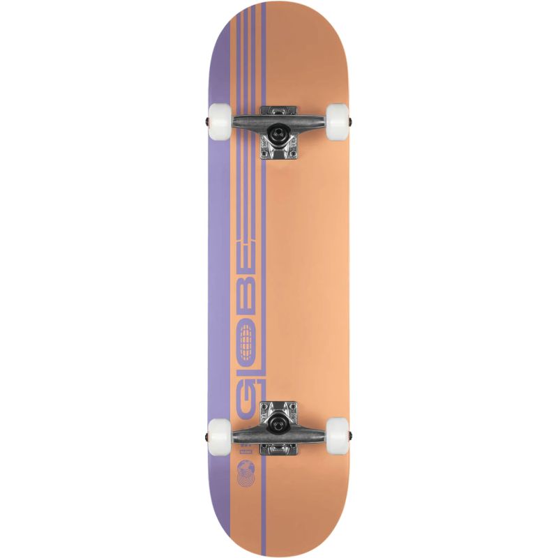 SK8 KOMPLET GLOBE G0 Strype Hard - oranžová - 7.75
