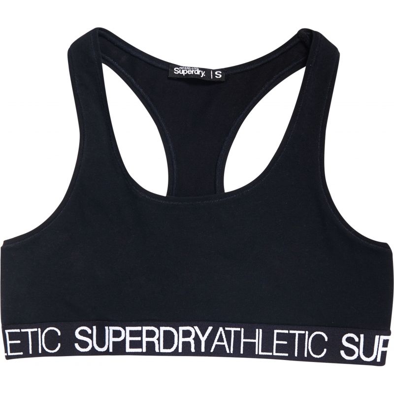 PODPRSENKA SUPERDRY ATHLETIC - černá - S
