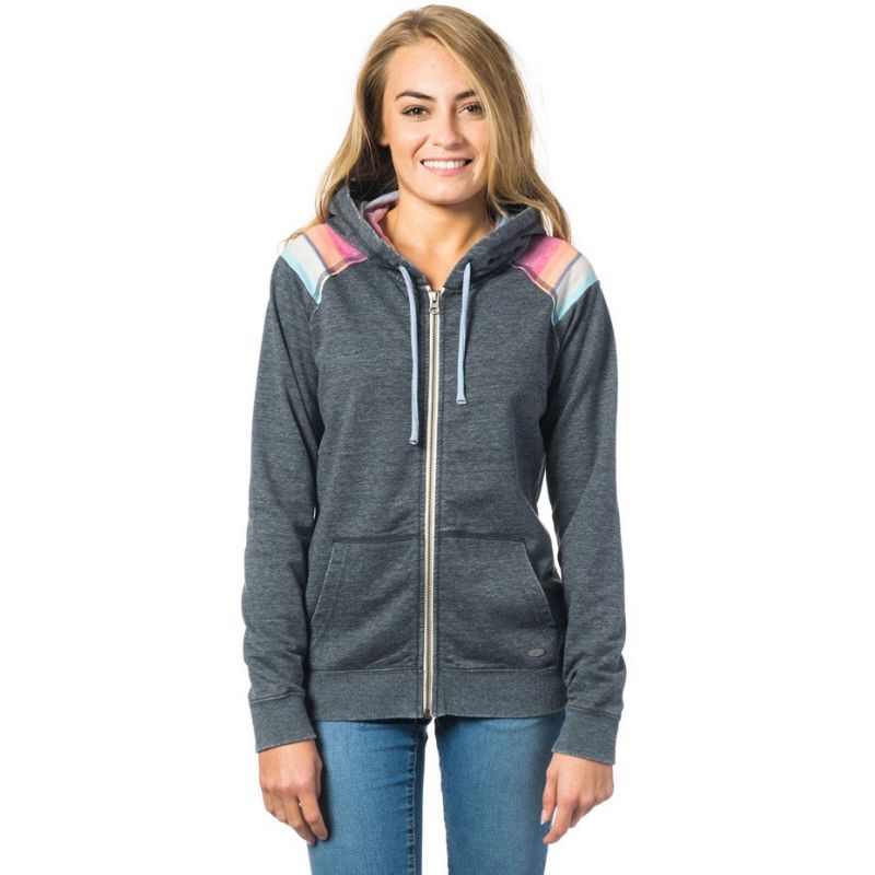 MIKINA RIP CURL DEL SOL ZIP THRU FLEECE - šedá - M