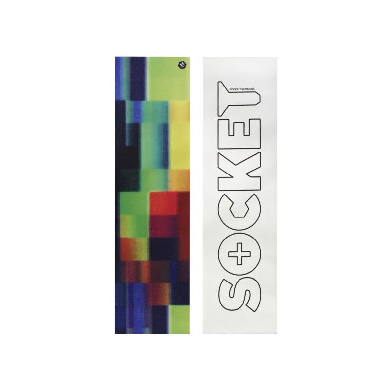 SK8 GRIP SOCKET SQUARES - zelená