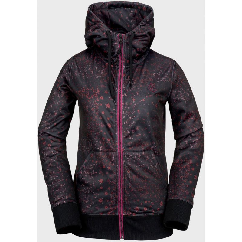 MIKINA VOLCOM Cascara Fleece WMS - černá - M