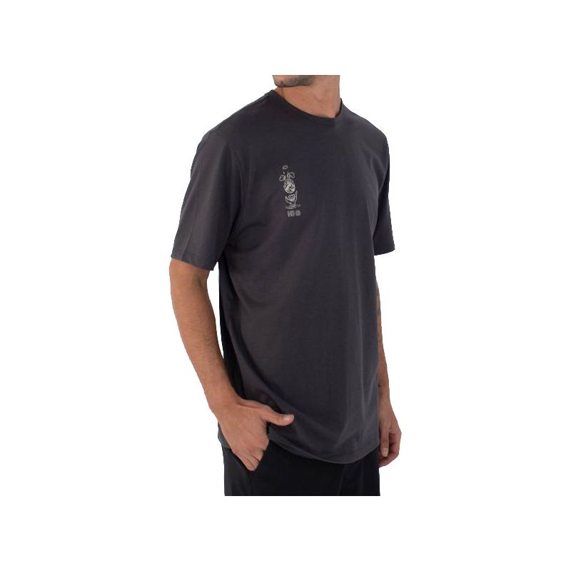 TRIKO HURLEY H2O DRI STORM CHASING S/S - šedá - XXL