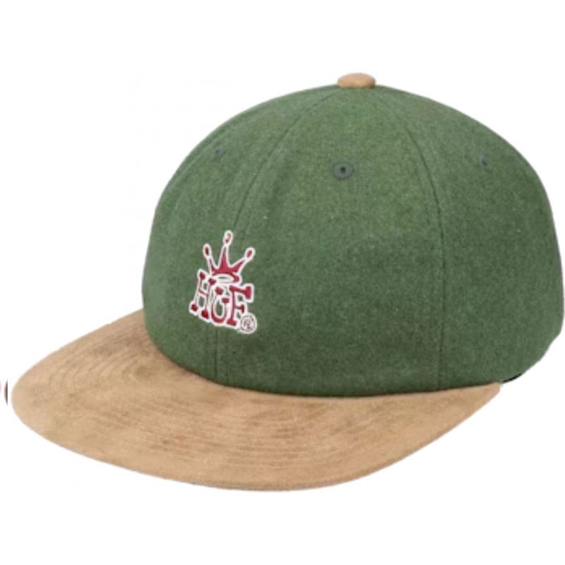 KŠILTOVKA HUF CROWN 6 PANEL - zelená