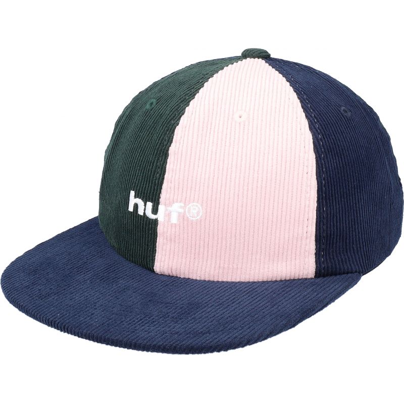 KŠILTOVKA HUF 98 MIX CORDUROY 6 PANEL - modrá