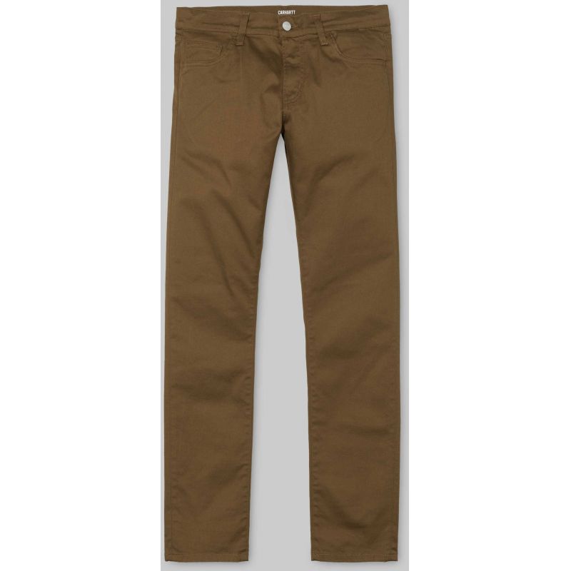 KALHOTY CARHARTT Rebel 5-Pocket - hnědá - 33/32