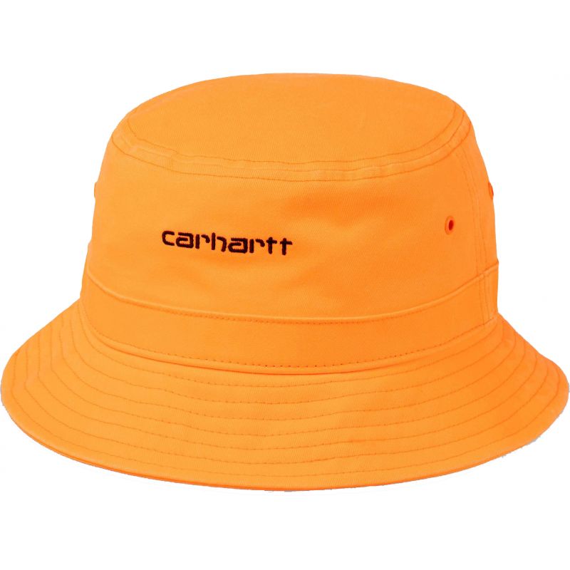 KLOBOUK CARHARTT Script Bucket - oranžová - L/XL