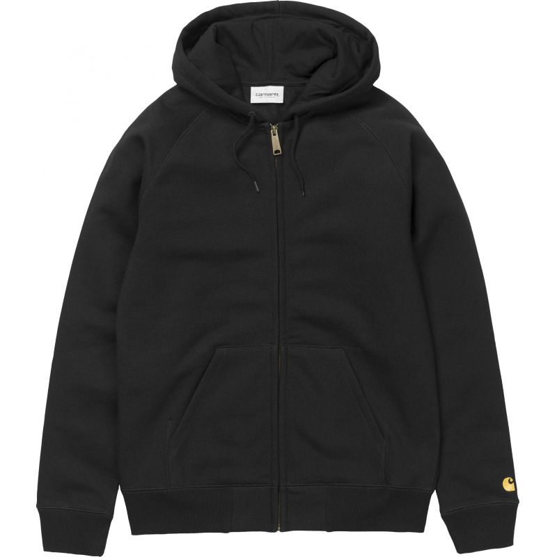 Carhartt hooded chase - černá - L