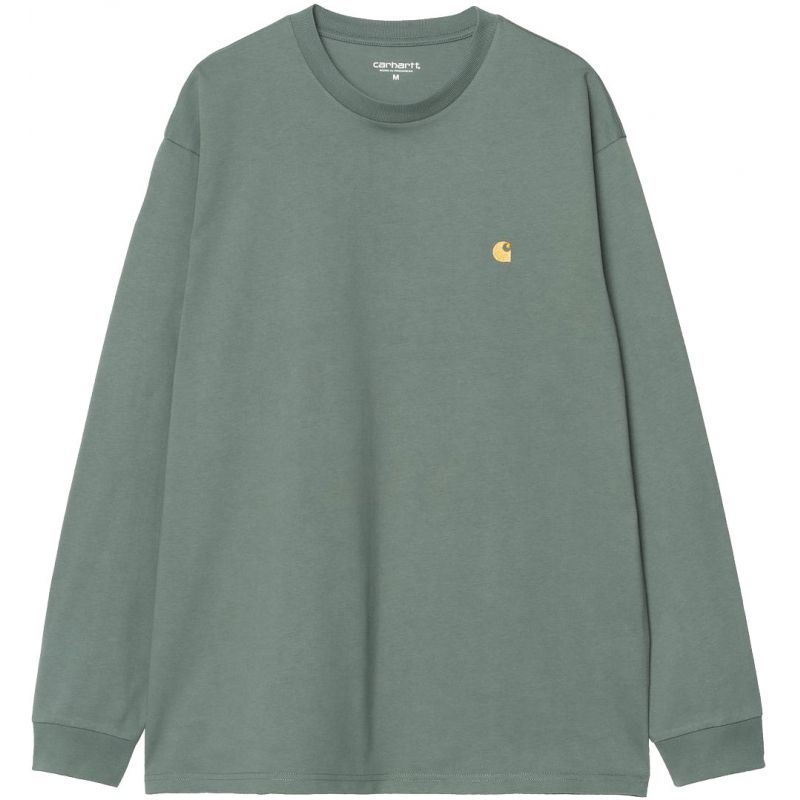 TRIKO CARHARTT WIP Chase L/S - zelená - L
