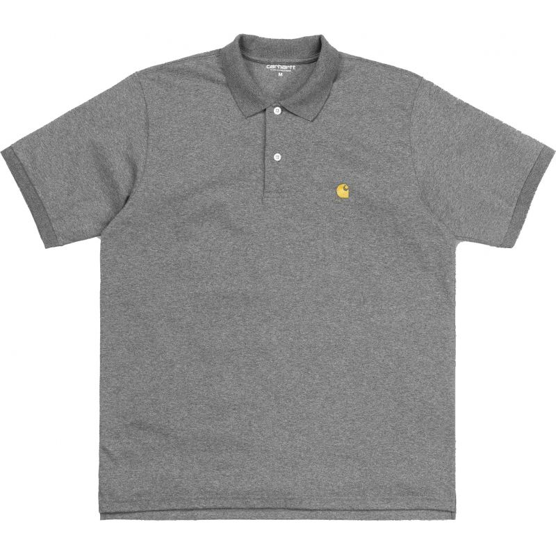 Carhartt chase polo - šedá - M