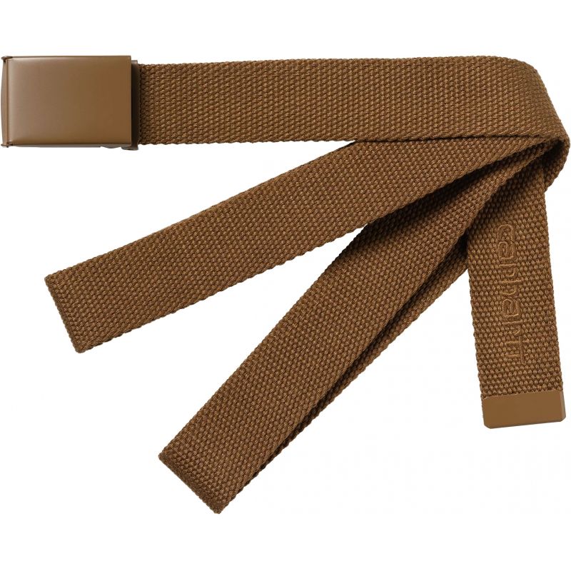 Fotografie PÁSEK CARHARTT WIP Script Tonal - hnědá - 558050