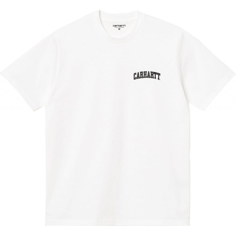 TRIKO CARHARTT WIP University Script S/S - bílá - XXL