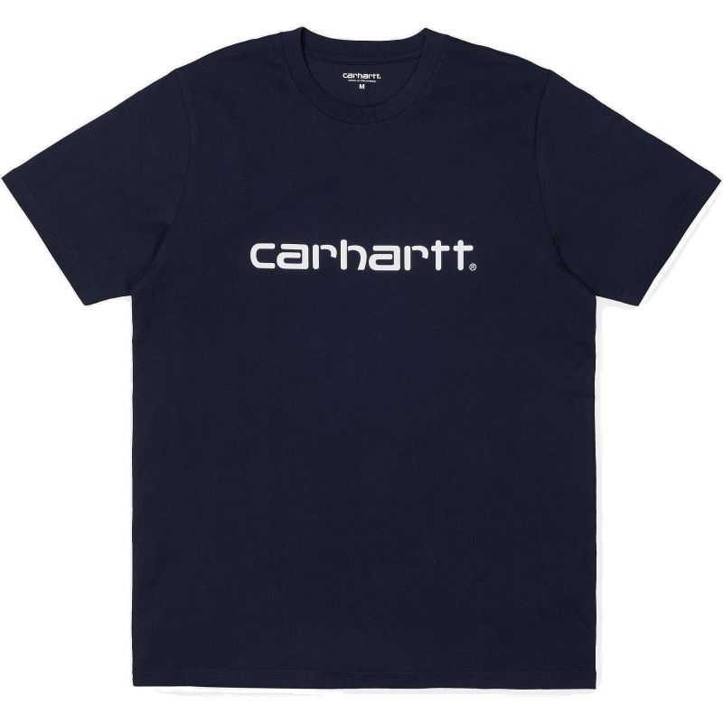 TRIKO CARHARTT WIP Script S/S - modrá - S