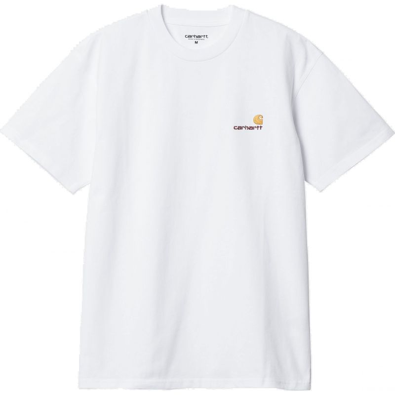 TRIKO CARHARTT WIP American Script S/S - bílá - M