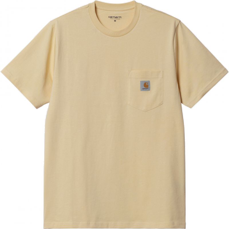 TRIKO CARHARTT WIP Pocket S/S - béžová - M