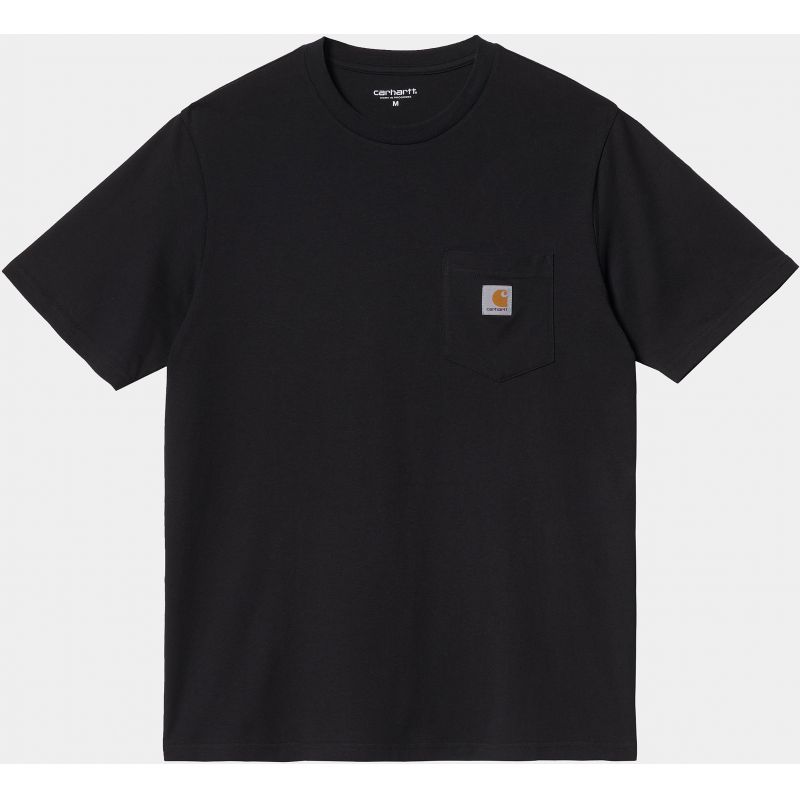 TRIKO CARHARTT WIP Pocket S/S - černá - M