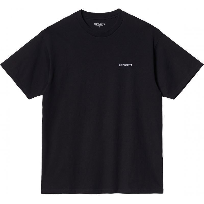 TRIKO CARHARTT WIP Script Embroidery S/S - černá - M