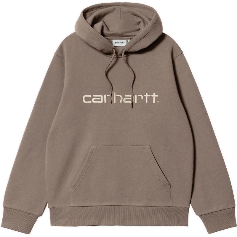 MIKINA CARHARTT WIP Hooded Carhartt - hnědá - XL