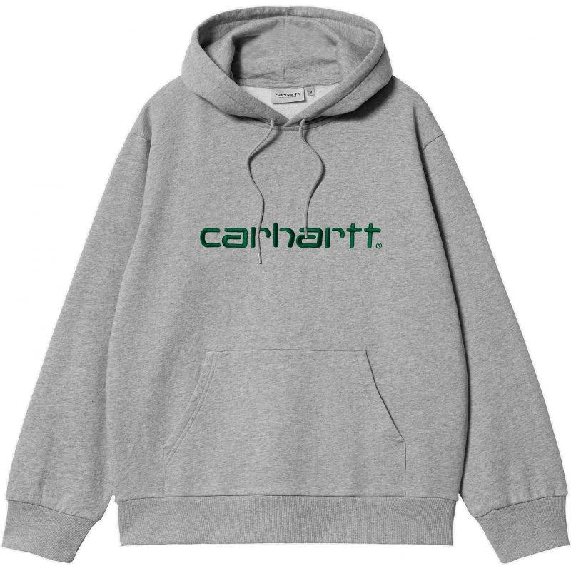 MIKINA CARHARTT WIP Hooded Carhartt - šedá - M