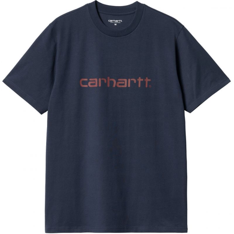 TRIKO CARHARTT WIP Script S/S - modrá - S