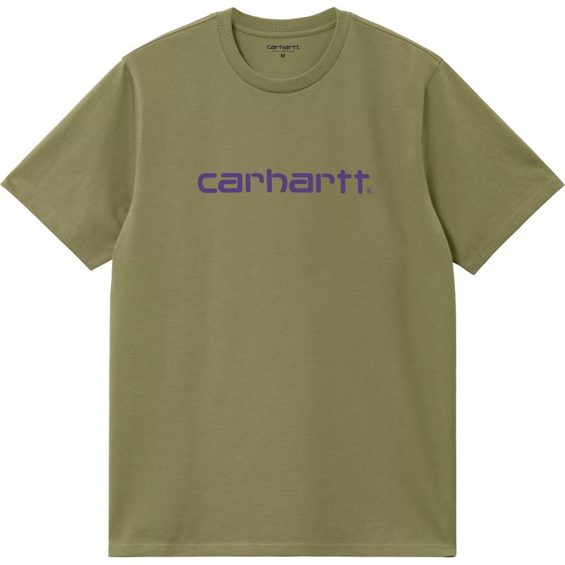 TRIKO CARHARTT WIP Script S/S - zelená - L