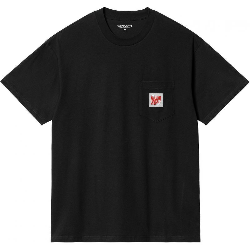 TRIKO CARHARTT WIP Stretch Pocket - černá - XXL