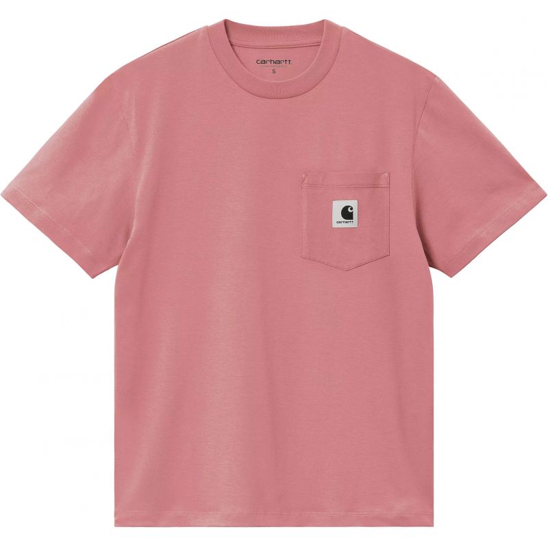 Fotografie TRIKO CARHARTT WIP Pocket S/S WMS - růžová - S