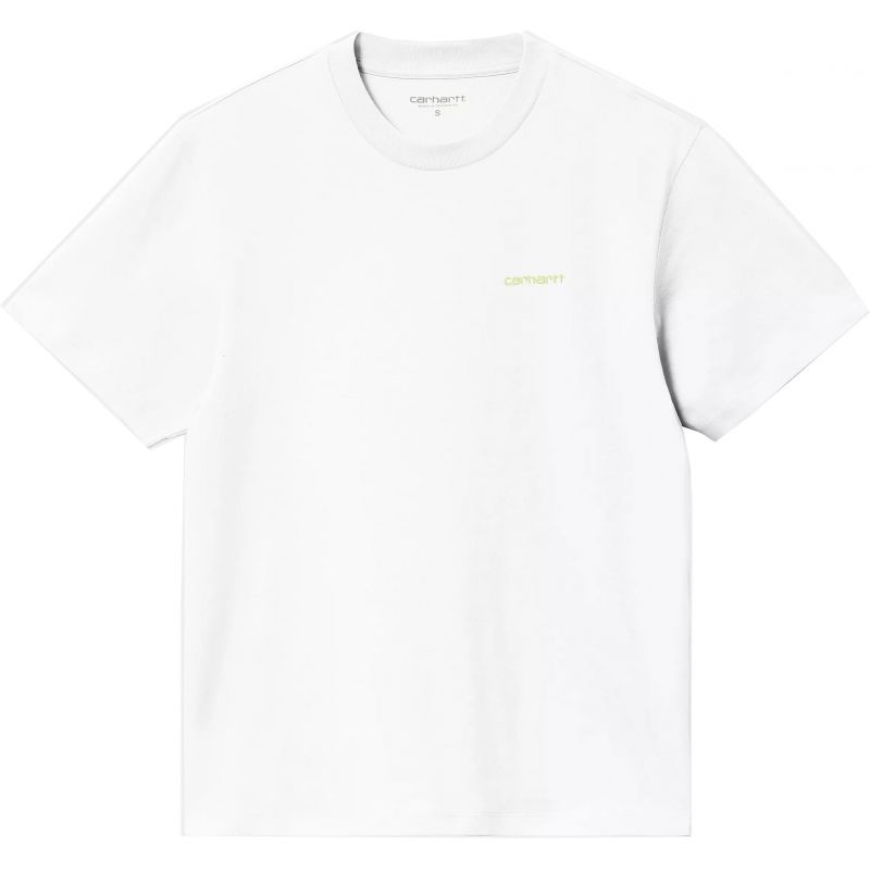 TRIKO CARHARTT WIP Script Embroidery S/S - bílá - M
